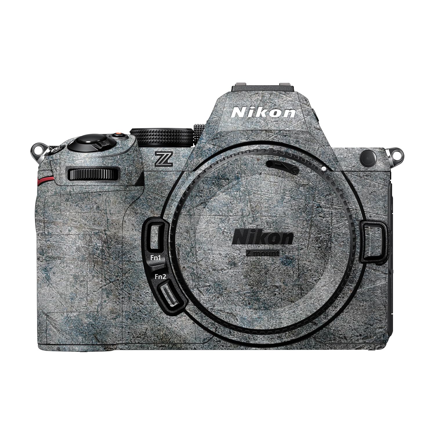 Glossy Glitter Camera Skin Compatible with Nikon Z5 II (2025) - Shadow Concrete - Premium 3M Vinyl Protective Wrap Decal Cover - Easy to Apply | Crafted in the USA by MightySkins
