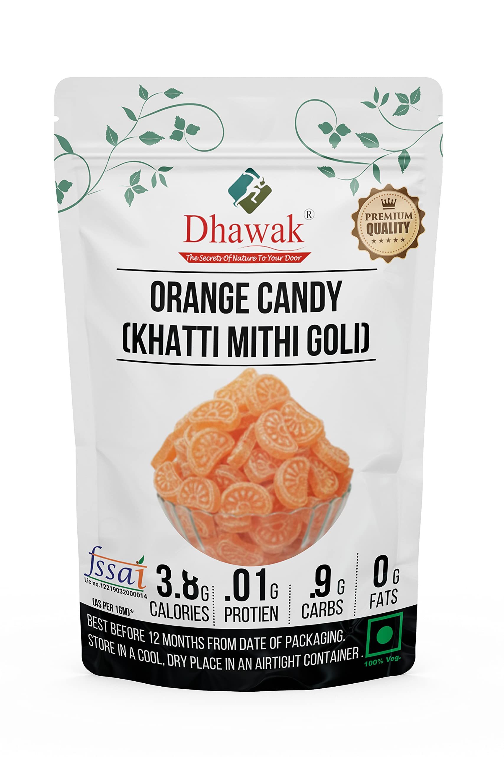 Dhawak Orange Candy - 400 GMS. (Khatti Mithi Goli) (B07N2LFCJF) Amazon Price History, Amazon Price Tracker