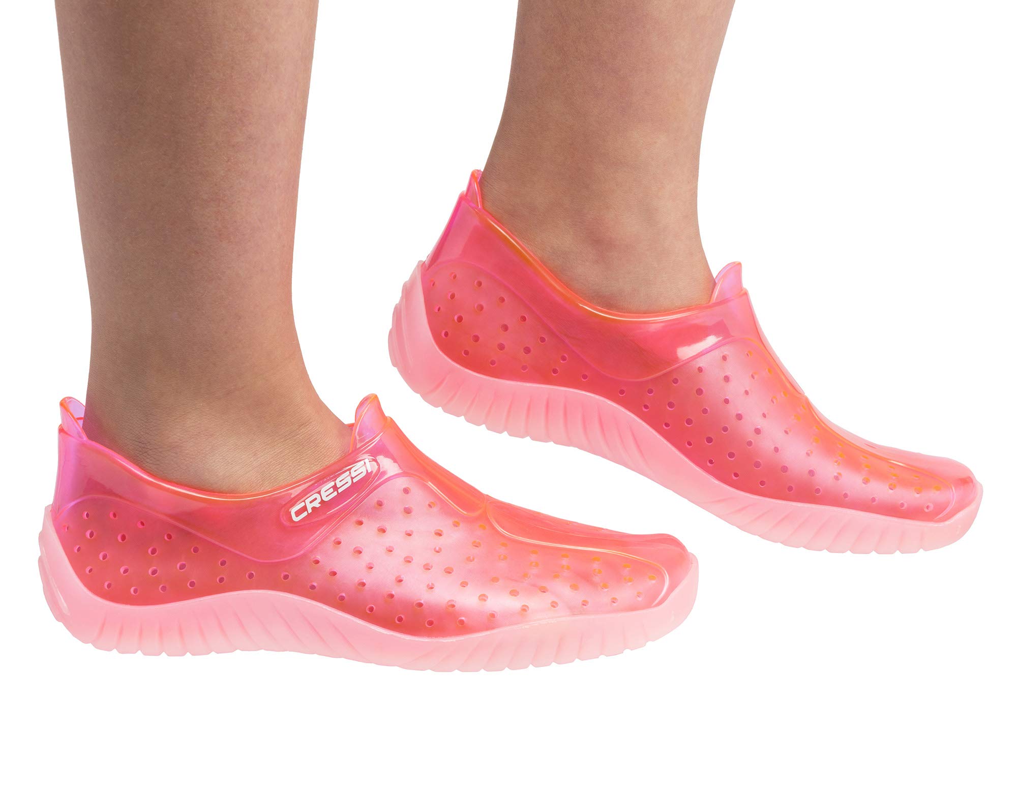 Cressi Water Shoes - Adult Shoes for All Types of Water Sports Activities, Fuchsia Fluo,2.5 UK