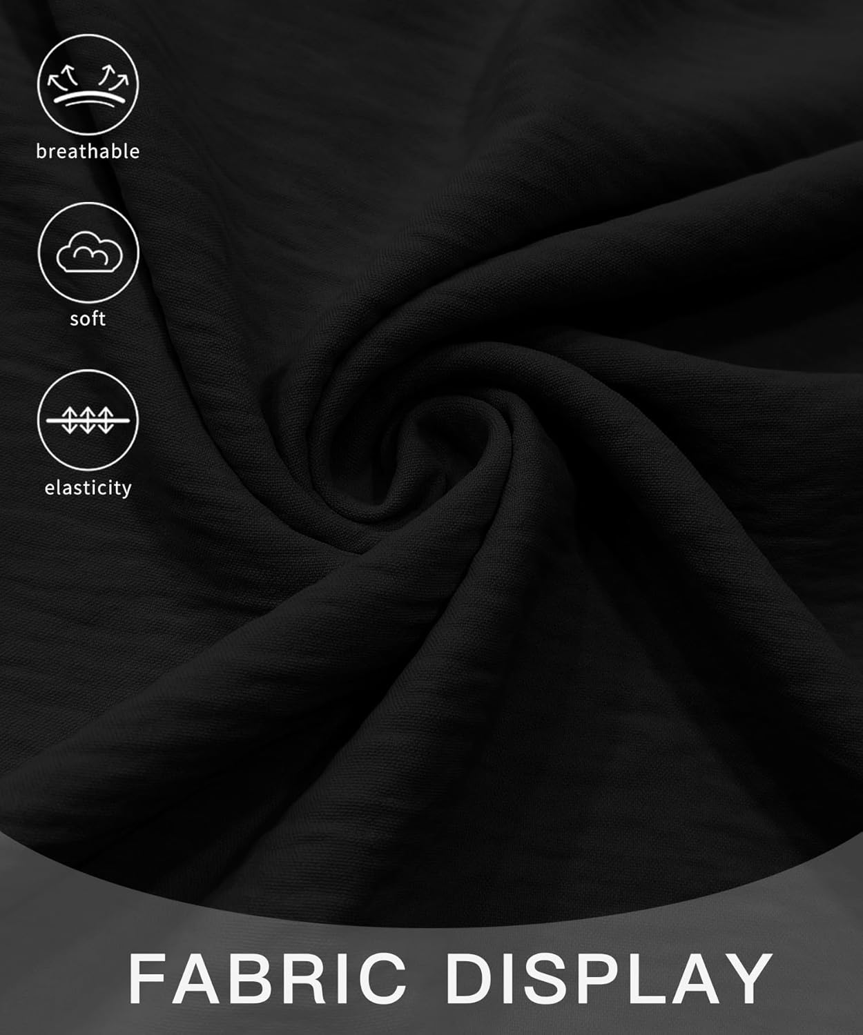 NILOUFO Women Summer Casual High Waist Wide Leg Pants Fashion Lightweight Flowy Boho Beach Palazzo with Pockets - Image 5