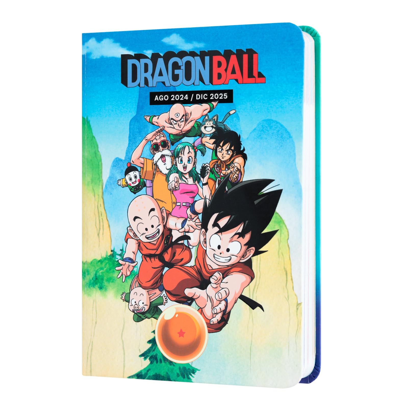 Grupo Erik Agenda escolar 2024 2025 semana vista Dragon Ball - Agenda 2024 2025 pequeña - Agenda Dragon Ball 2024-2025 | Vuelta al cole Material escolar y papeleria
