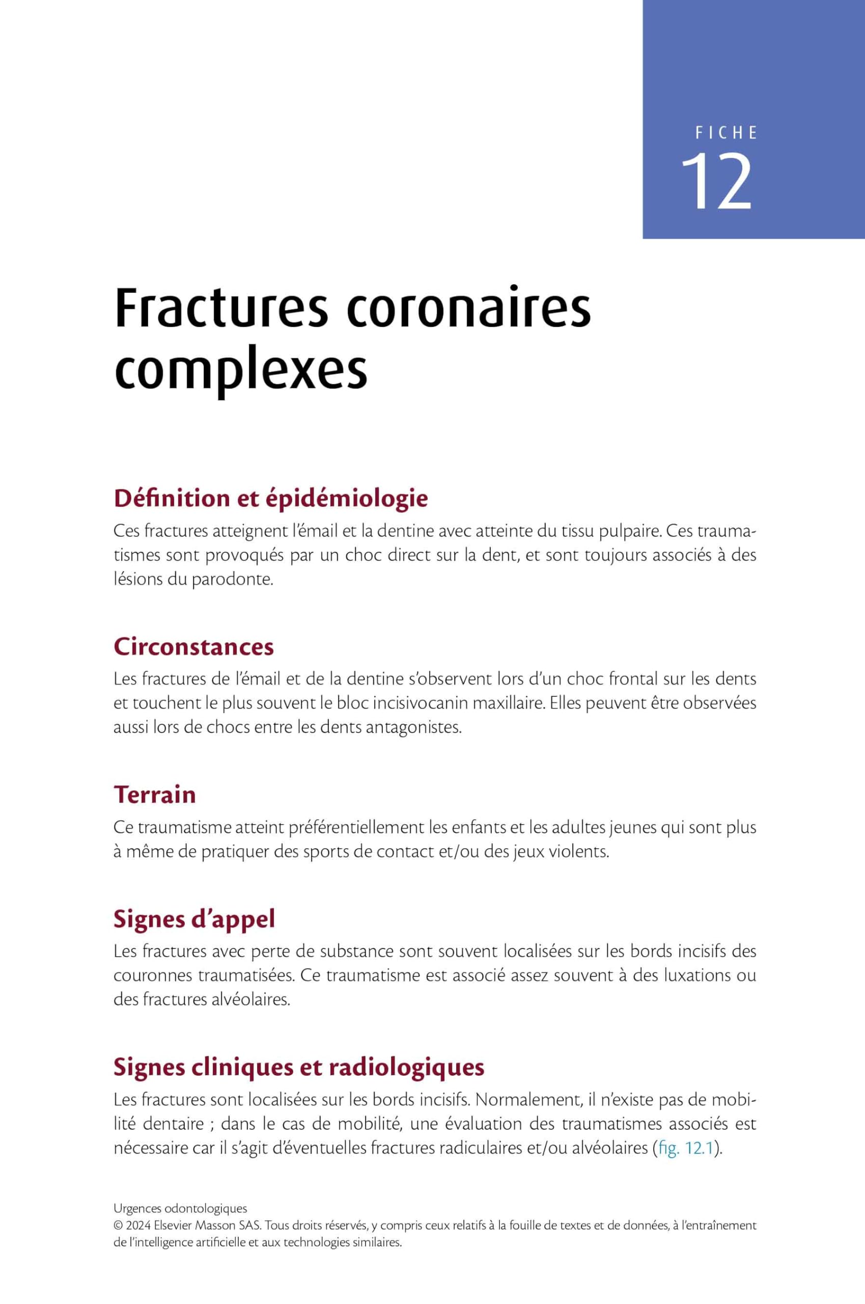 Urgences odontologiques