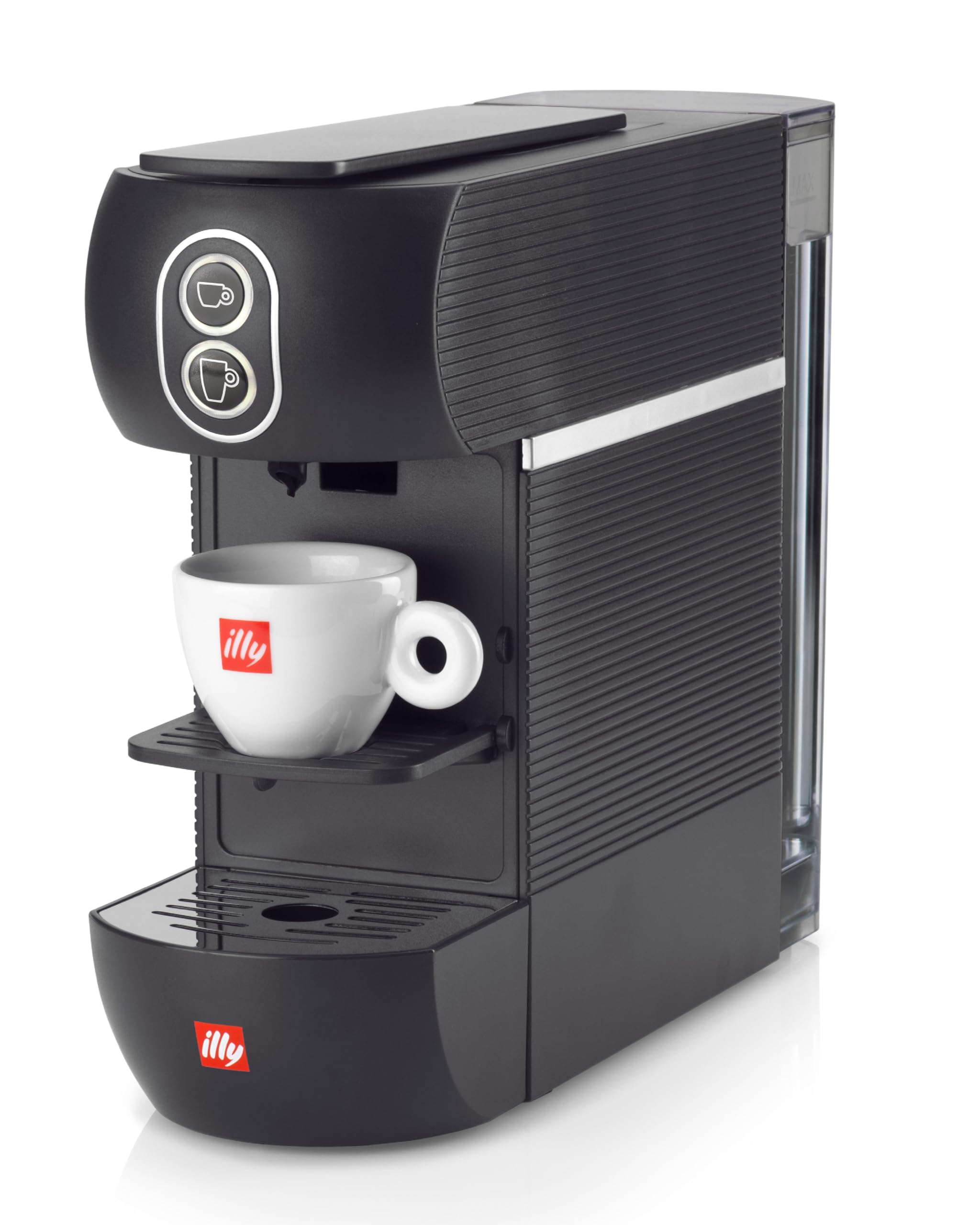 illy Easy Espresso Machine Single Serve Coffee Machine for Nespresso Original Line Capsules Single Cup Espresso Maker Black