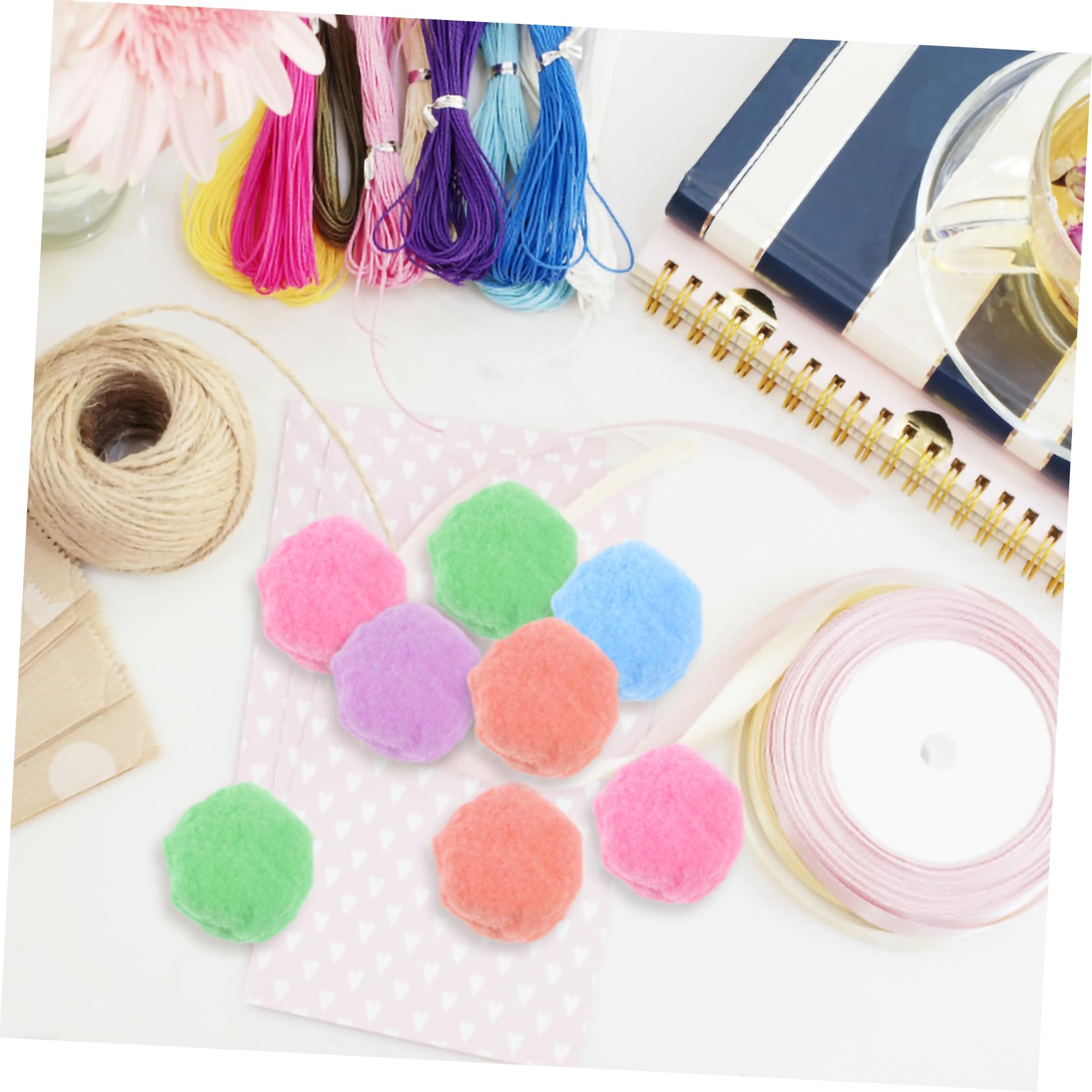 SEWACC 200piezas Pompones De Para Manualidades Bolas De Peluche Accesorios De Decoración Para Ropa Calzado y Joyas