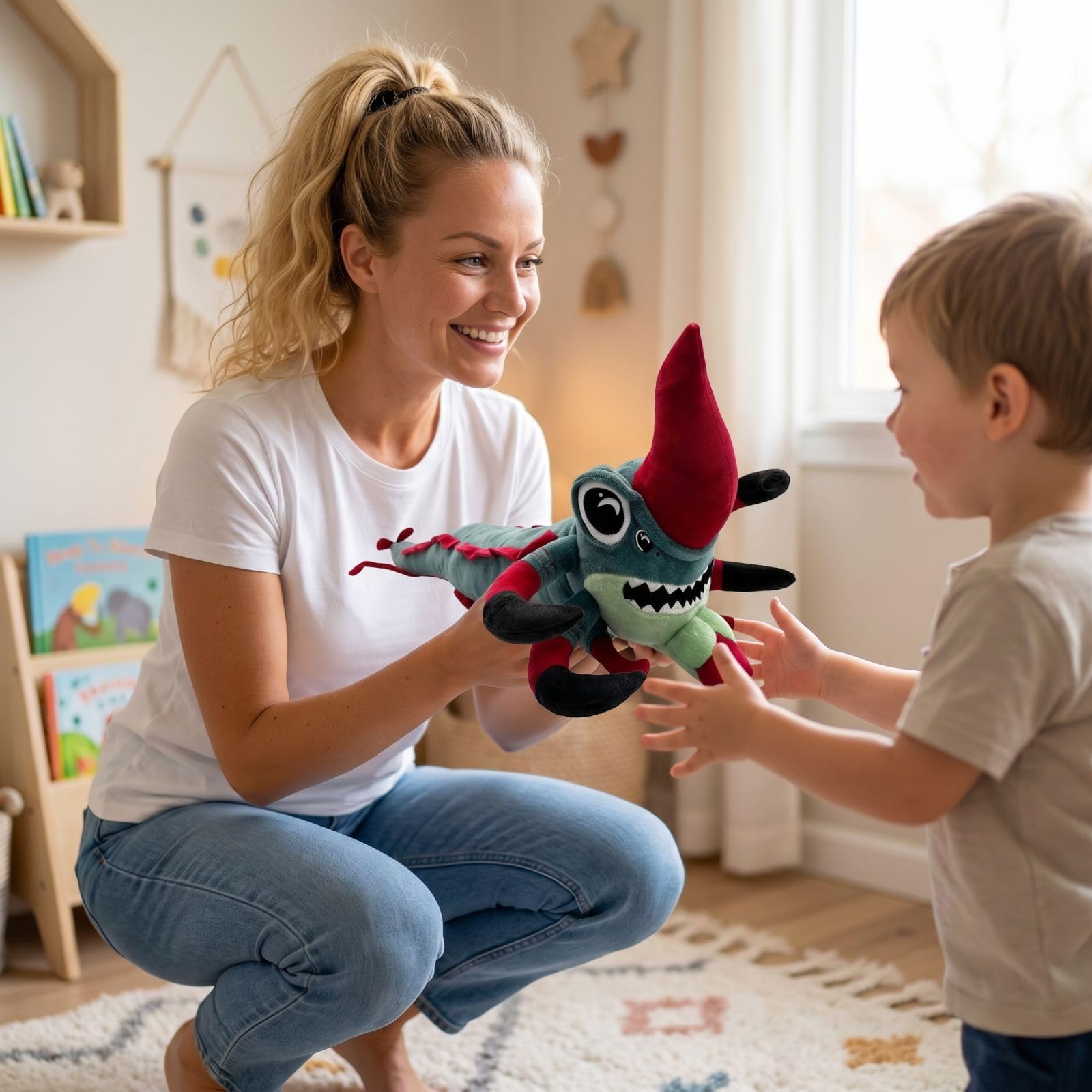 Generisch – Lot De Peluches Monstres Marins – Tissu Doux, Coutures Solides – Décoration Et Câlin – Dès 3 Ans