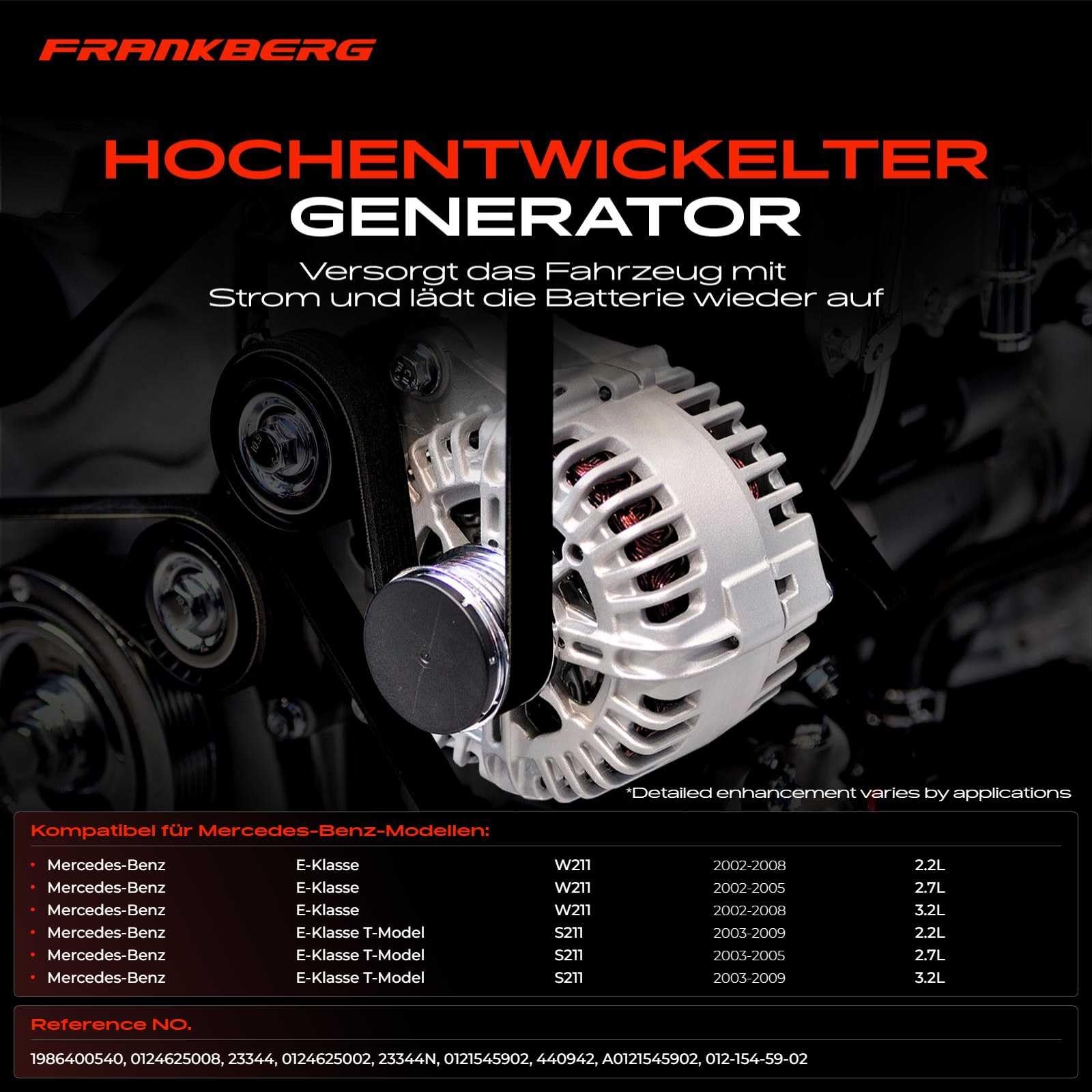 Frankberg Lichtmaschine 0124625002