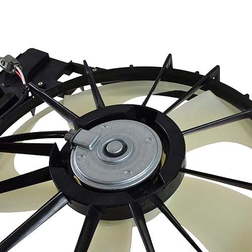 Vista 654 de TRQ Conjunto de ventilador de refrigeración dual compatible con Infiniti EX35 2009 FX35 FX50 2007-2008 G35 2008-2013 G37 2012-2013 M35h 2014-2015