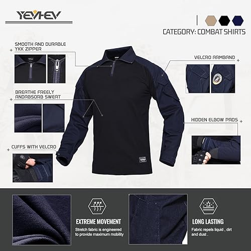 Vista 10 de Camisa de camuflaje G3 con coderas para hombre, uniforme de caza, equipo de paintball