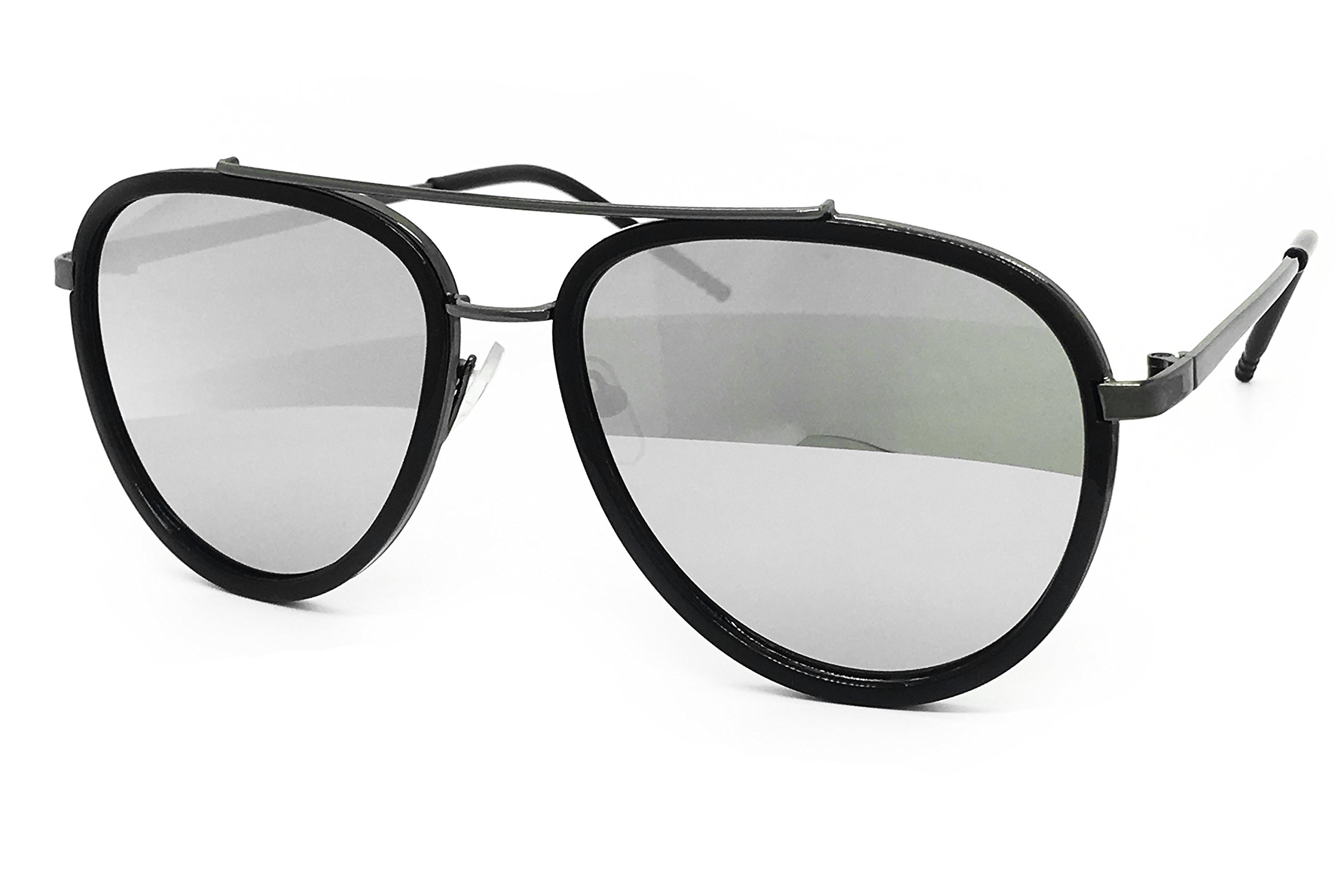 66449 Premium Aviator Vintage Hippie Retro Womens Mens Sunglasses (Premium, PLATIUM/SILVER)-image-39