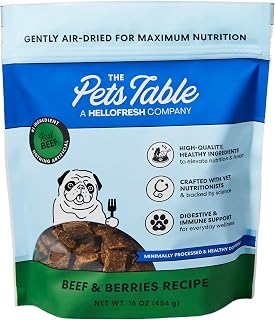The Pets Table Air Dried Dog Food Beef and Berries