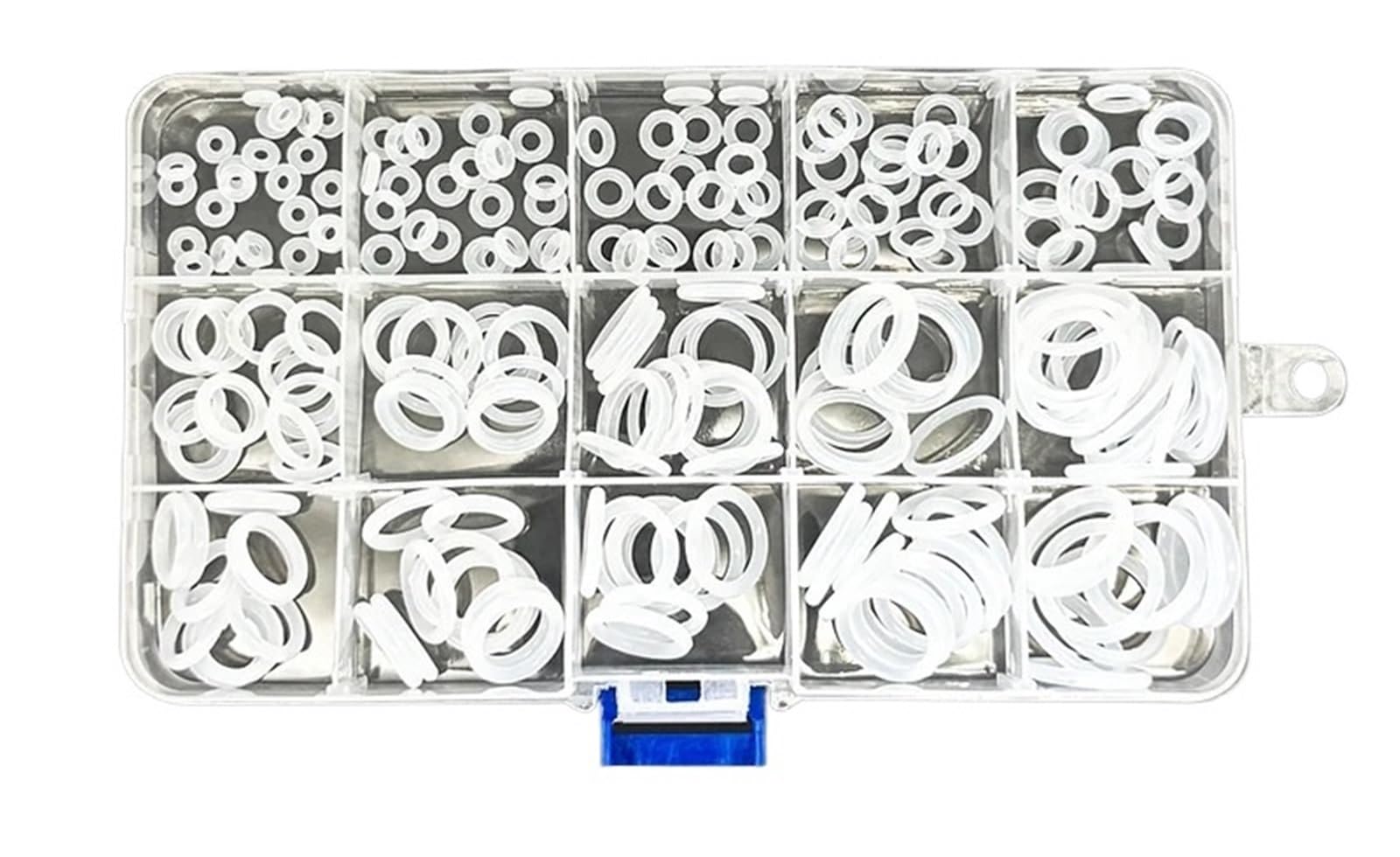 Kit de reparación juntas tóricas silicona, anillos blancos VMQ, sellos válvula grifo en caja, combinación impermeables resistentes al aceite para fontanería, reparación