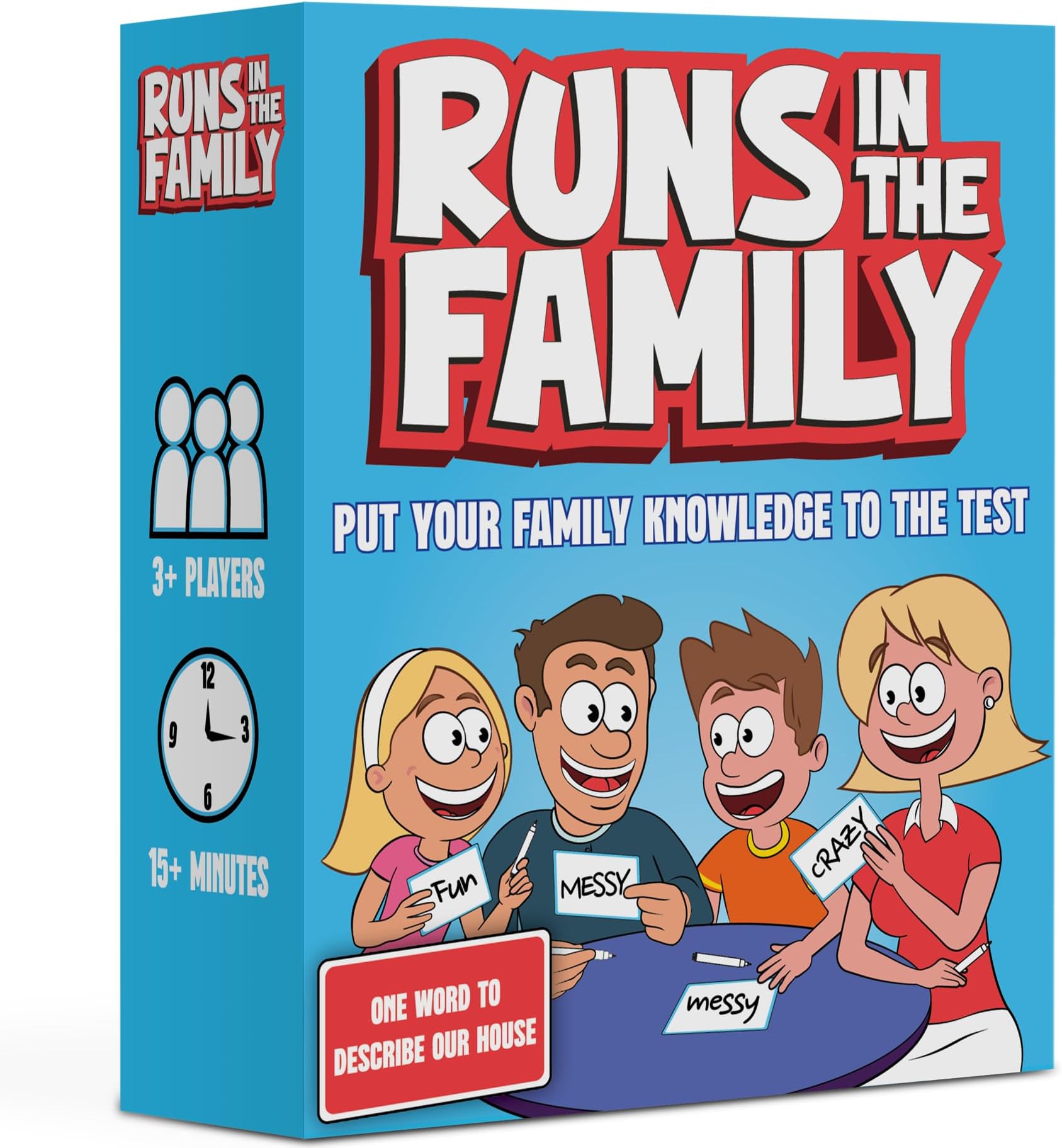 Runs in The Family: Fun Board Games for Family Night - Think Like Your Fam Would - Games for Kids-Adults