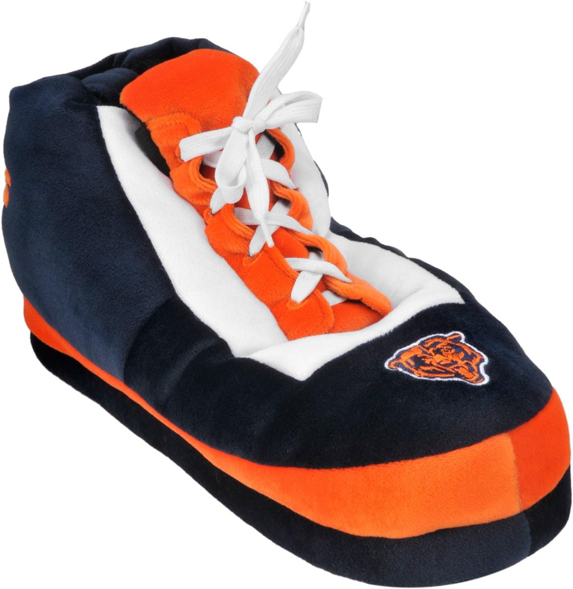 FOCO Chicago Bears Wrapped Logo Sneaker Slipper Medium