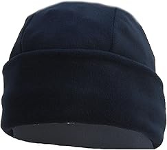 Round Hat in Antipilling Fleece Navy Blue