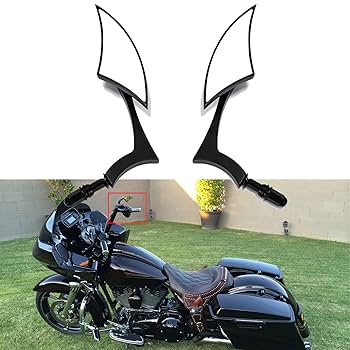Amazon | オートバイスポーツスターミラー ブラック ハーレー