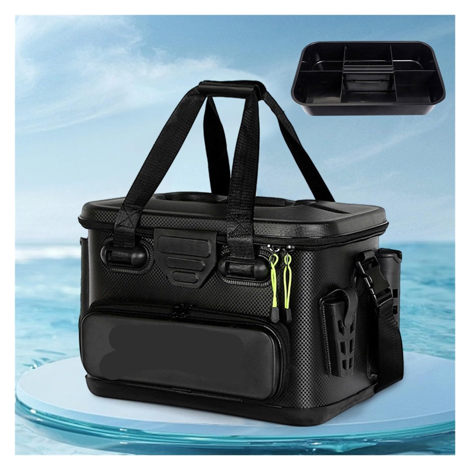 Scatola for Attrezzi da Pesca, Multifunzionale, con Adesivo ad Alta capacità, con Custodia Portatile for Forniture da Pesca per ami, Esche