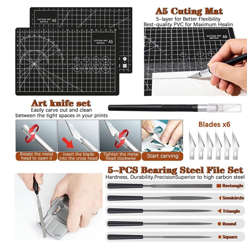 Kit de Herramientas para Impresoras 3D en 66 Piezas
