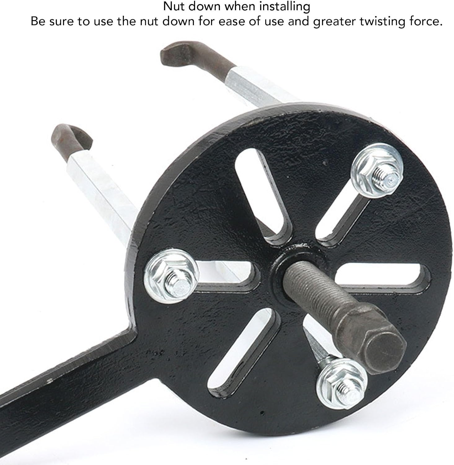 HEEPDD 3 Jaw Bearing Puller, Separator Kit Carbon Steel Disasembly Gear Puller Set for Car Motorcycle Wheel, Improve Efficiency of Equipment Assembly and Disassembly