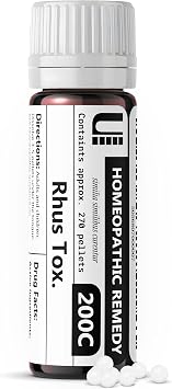 Rhus Toxicodendron 200C Homeopathic Remedy, 270 Pellets