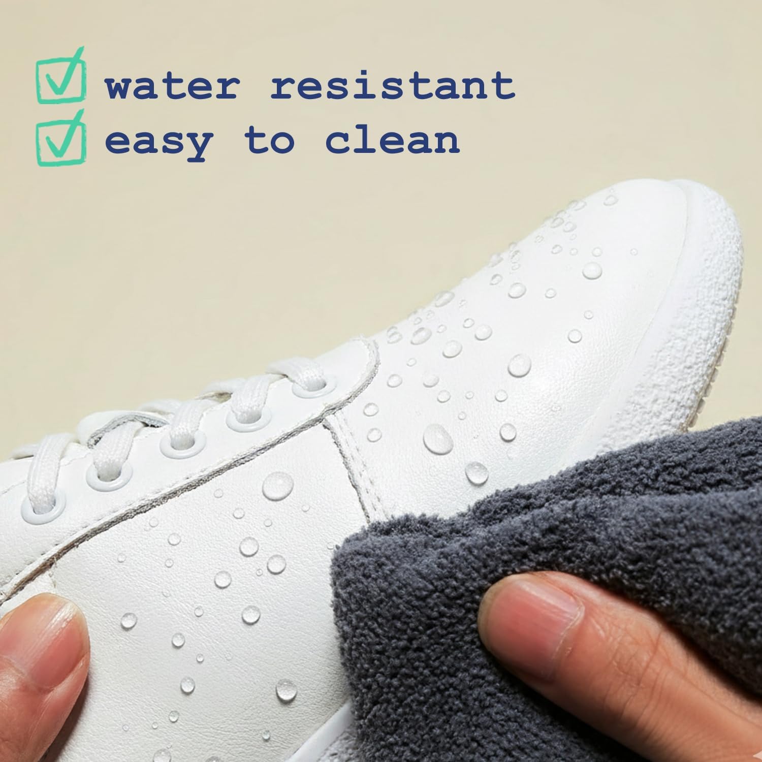 TRULAND Women's Non-Slip Work Shoes | Slip-Resistant Leather Shoes for Nurses, Chefs & Healthcare Professionals | Lightweight & Comfortable for Restaurant & Food Service | Black & White Work Sneakers