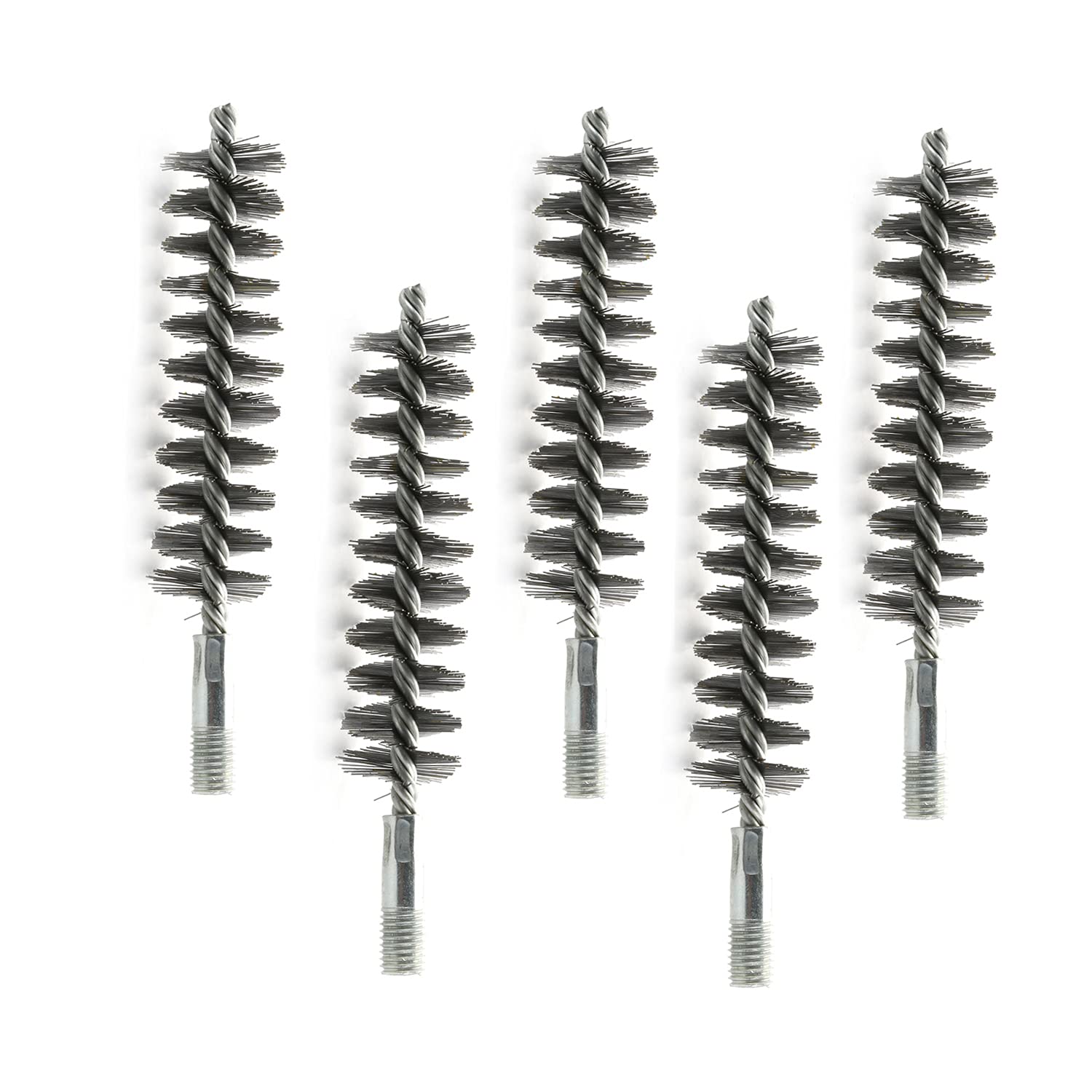 Spazzola Per Tubi In Filo Acciaio - 2 Pezzi Con Setole In Acciaio Annodato, Diametro 30mm, Per Pulizia - Foto 7