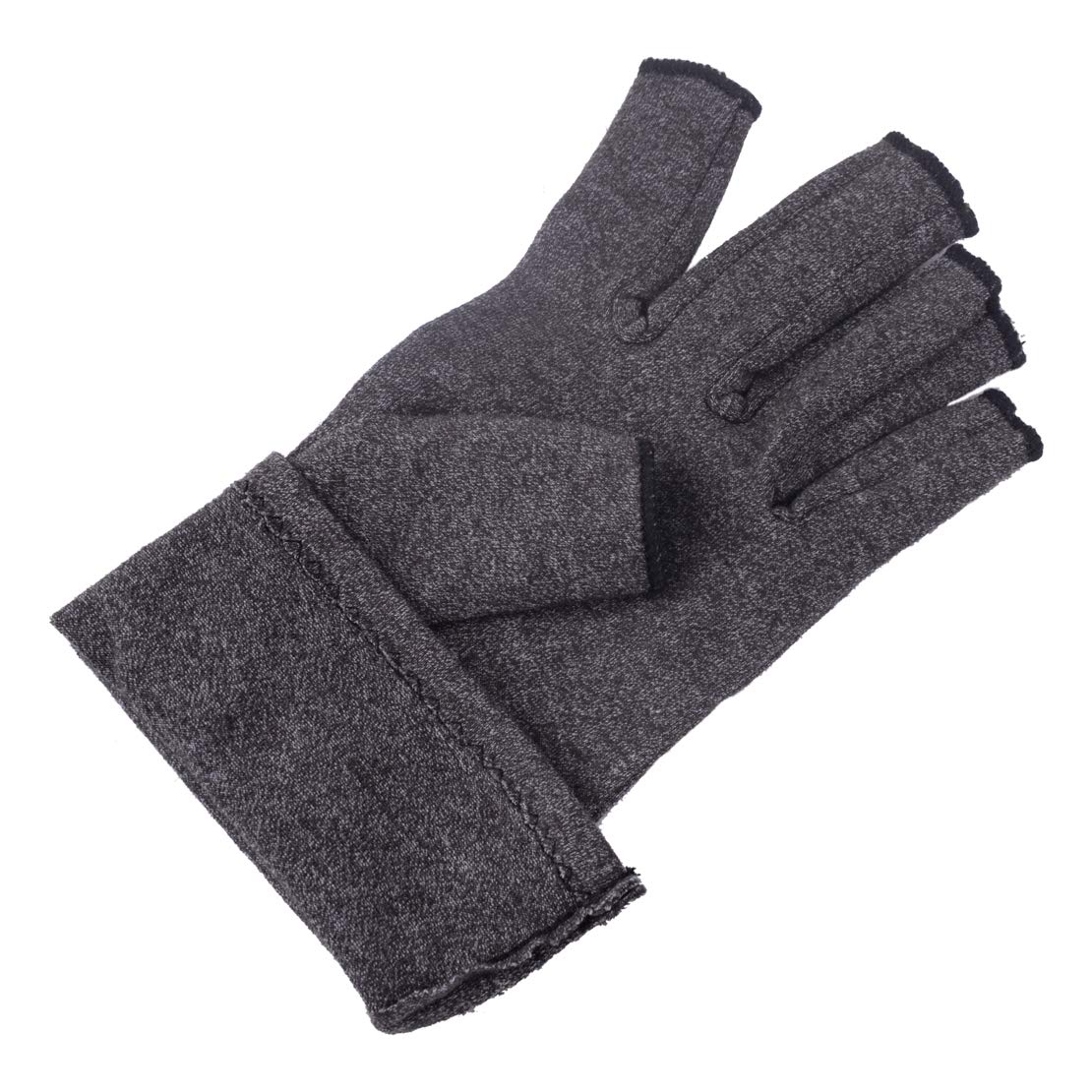 1 par Dedos Artritis Terapia Mano Alivio de los Dolores articulaires compresión Apoyo muñecas Guantes Gris Oscuro algodón y Spandex Large