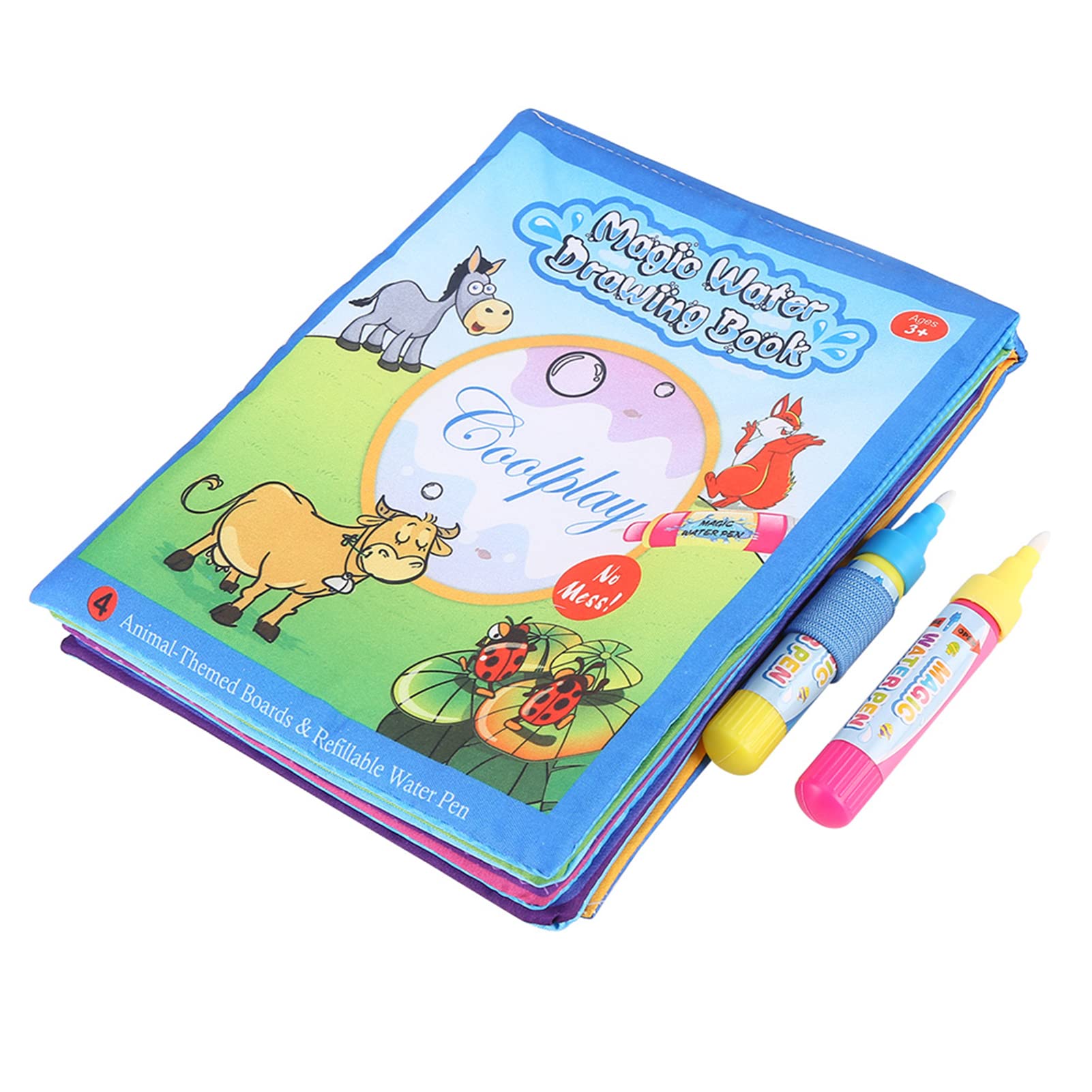 ZJRung Libro di Pittura per Babini 4 Pezzi da Colorare ad Acqua agica