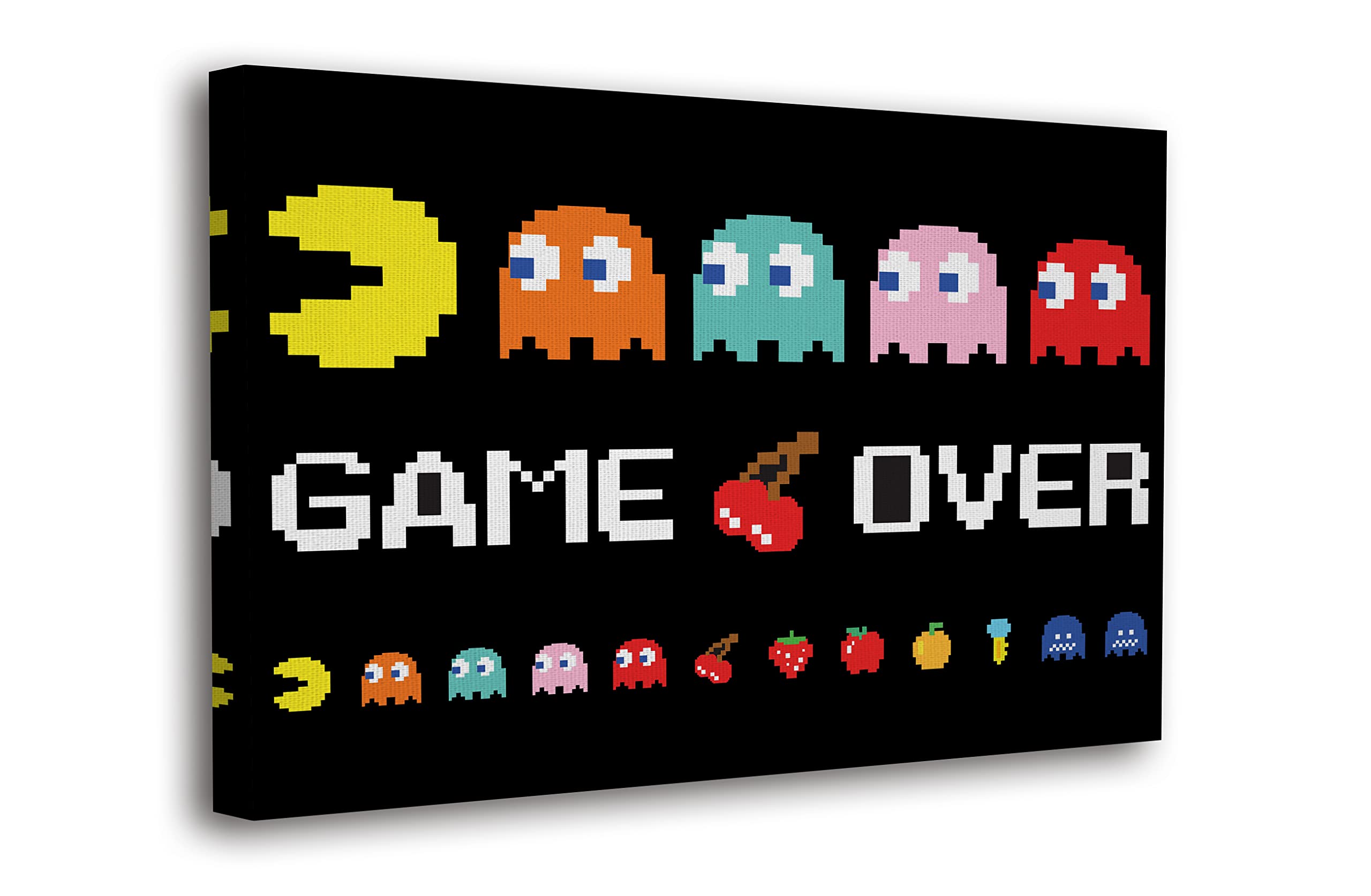 SpiritualHands Canvas Art Video Game Room Decor for Adults, Board Game Wall Decor Video Game Posters, Gamer Room Decor for Boys Bedroom, 8"x12",Ready to Hang)