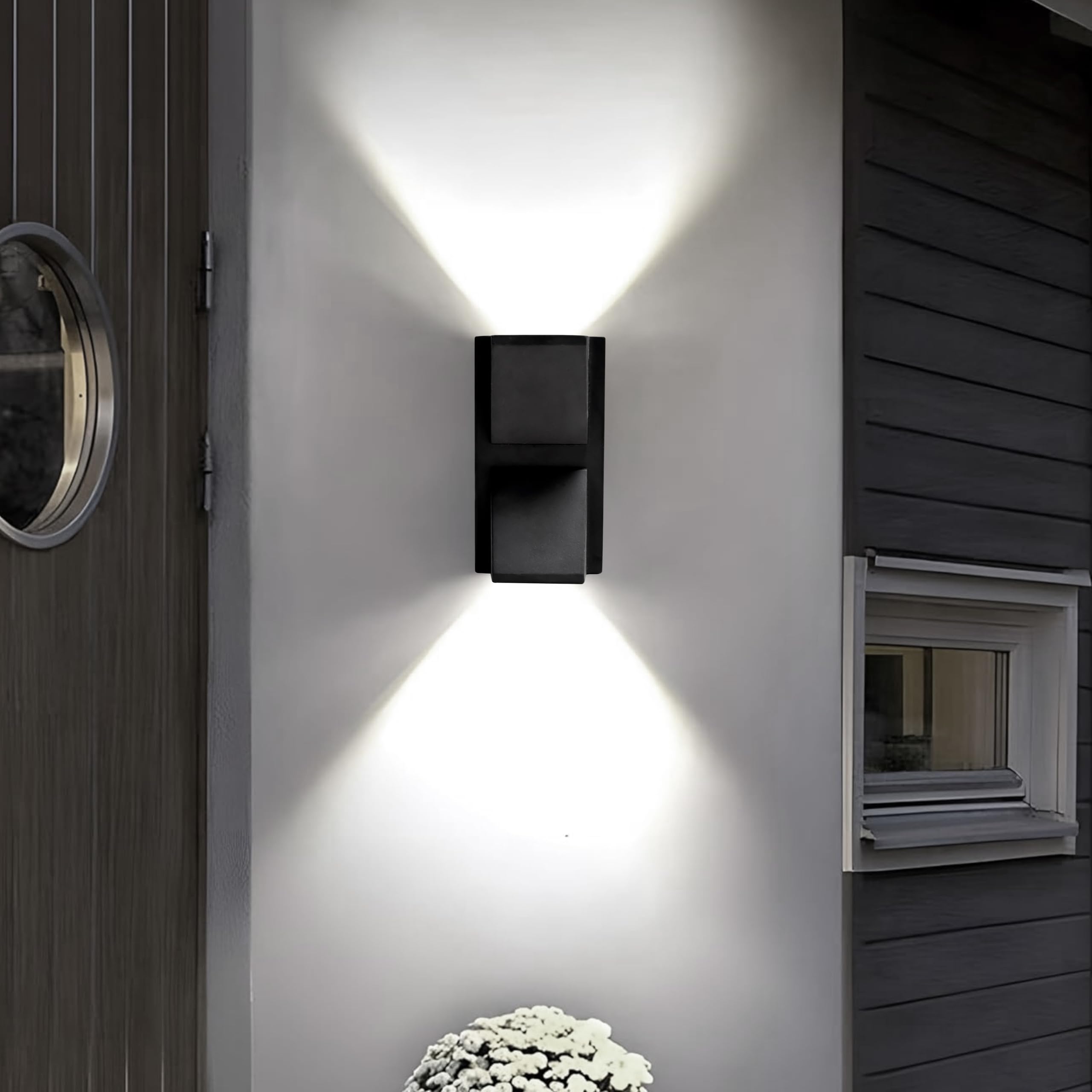 Forus LED Wall Light 8W – K-Light Design, 2-Way Up Down Beam, Cool White, IP65 Waterproof Outdoor Indoor Wall Lamp, Modern Decorative Sconce for Bedroom, Balcony, Garden, 3-Year Warranty - 1PC-image-41