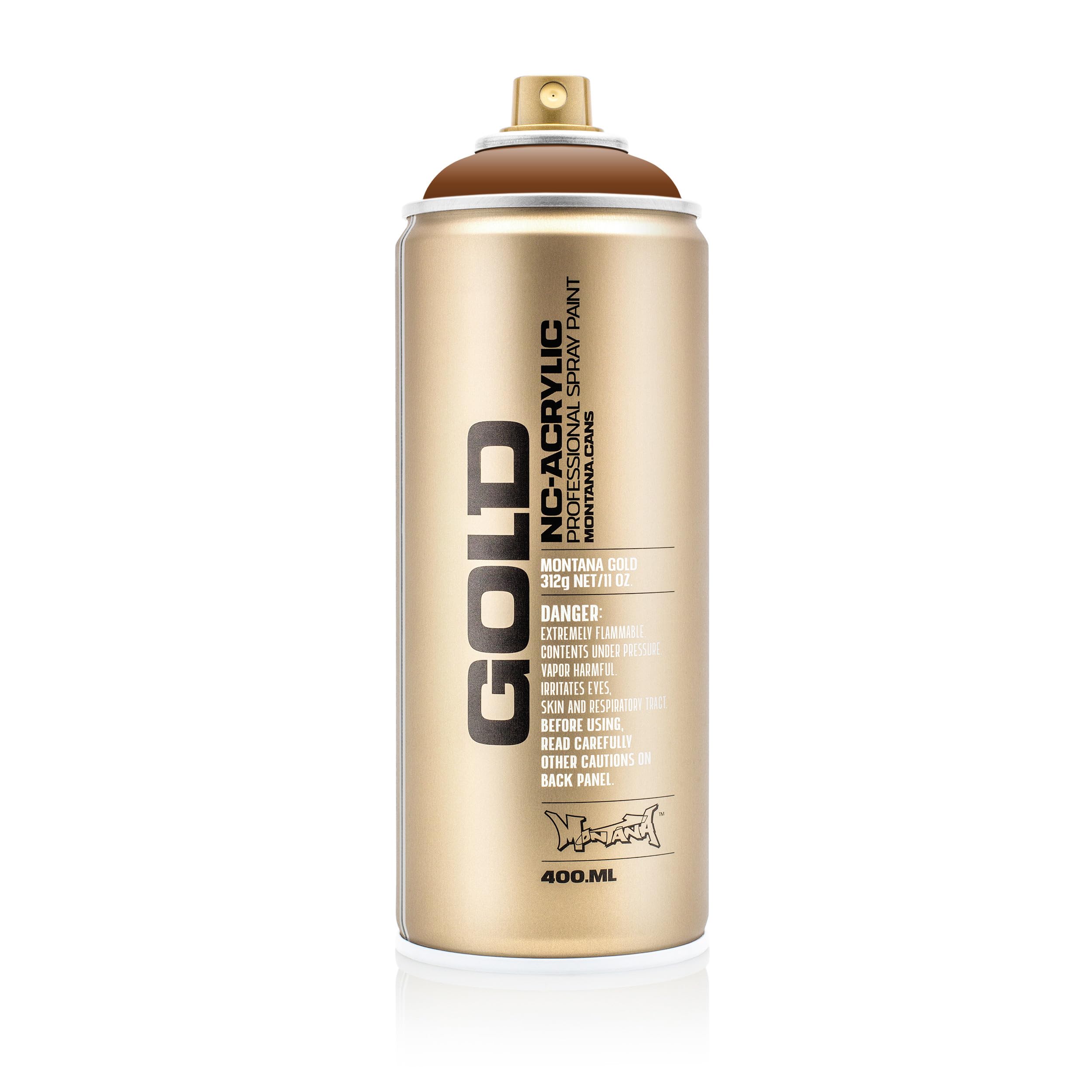 Montana Cans 283796 Spray Can Gold 400 ml Gld400-cl8310-Hazelnut