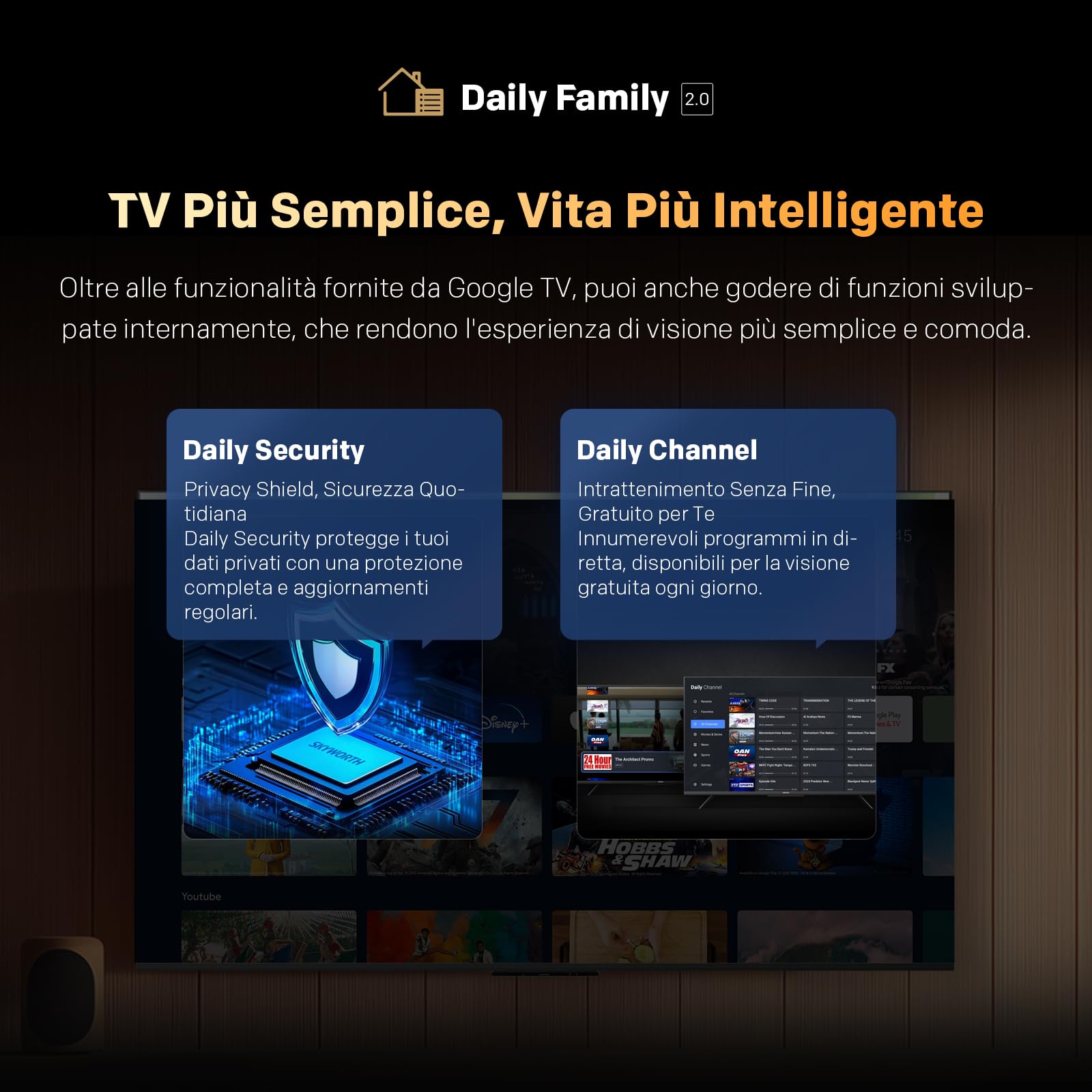 Metz TV 50" 4K Smart Google TV 50MQF7500Z, QLED, HDR10+, Dolby Vision & Atmos, MEMC,VRR, Blue Light Reduction EyeCare, Bluetooth Remote Control, DVB-T2/C/S2 Tuner