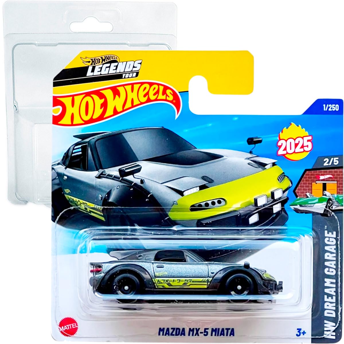 Hot Wheels Mazda MX-5 Miata HW Dream Garage 2/5 (1/250) HYW18 Gri