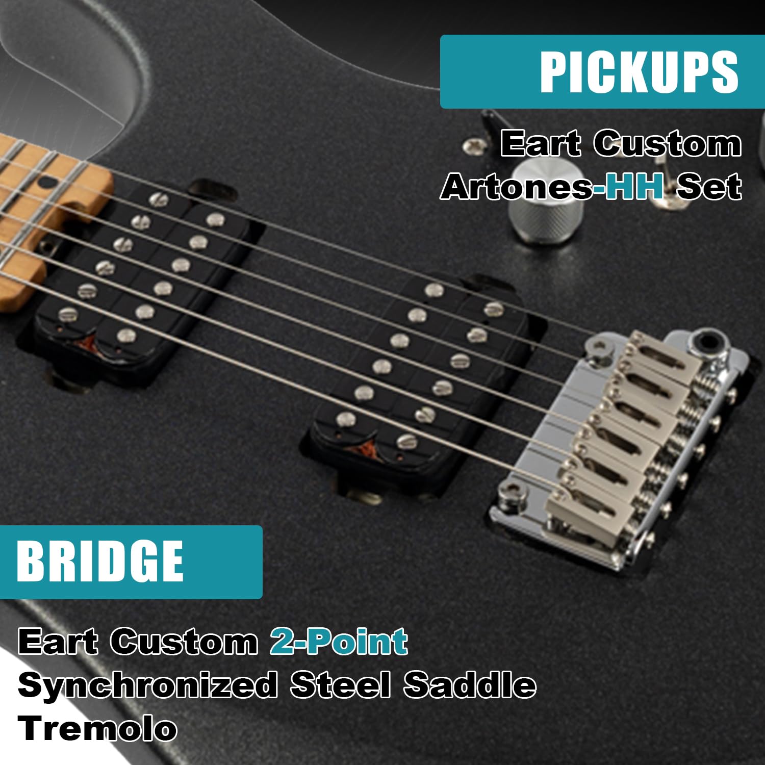 Amazon.com: EART Guitars Roasted Maple Neck Stainless Steel Fret