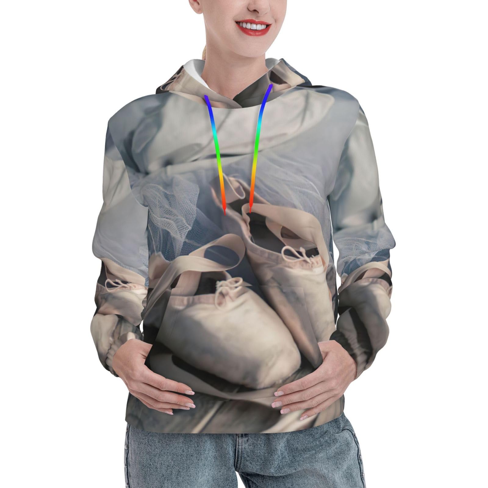 Sweat à capuche femme EdWal - Pull ajusté décontracté poche kangourou mode - 8
