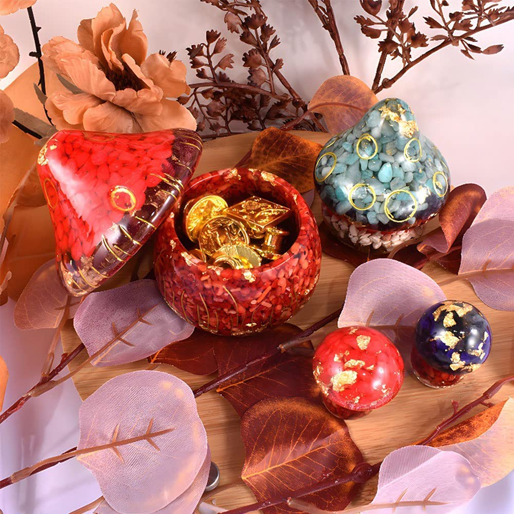 Amazon.co.jp: uvレジン セット、きのこの瓶の樹脂型シリコン