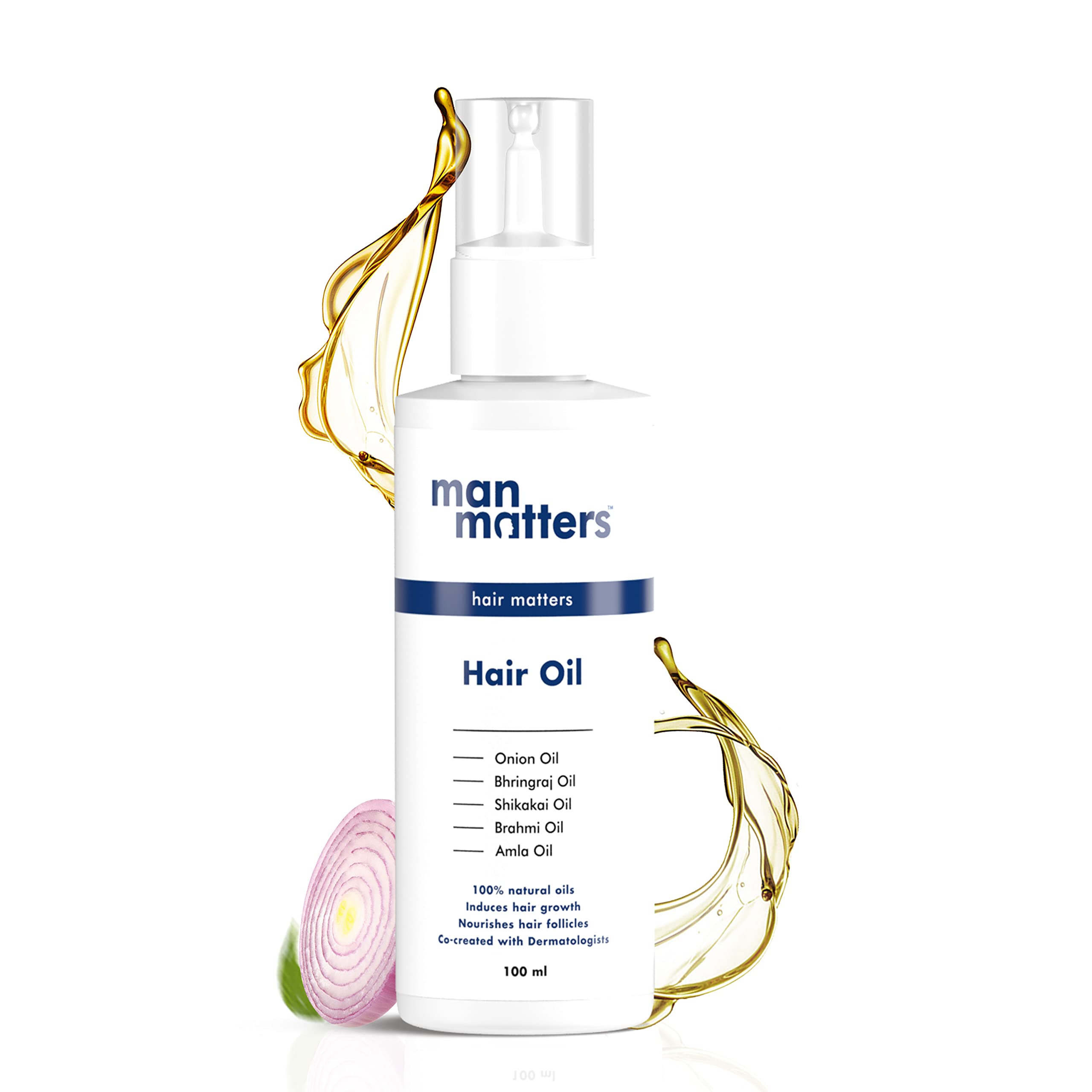Buy Man Matters Hair Oil for Men 100ml 0.1 Rosemary Oil, Onion Oil