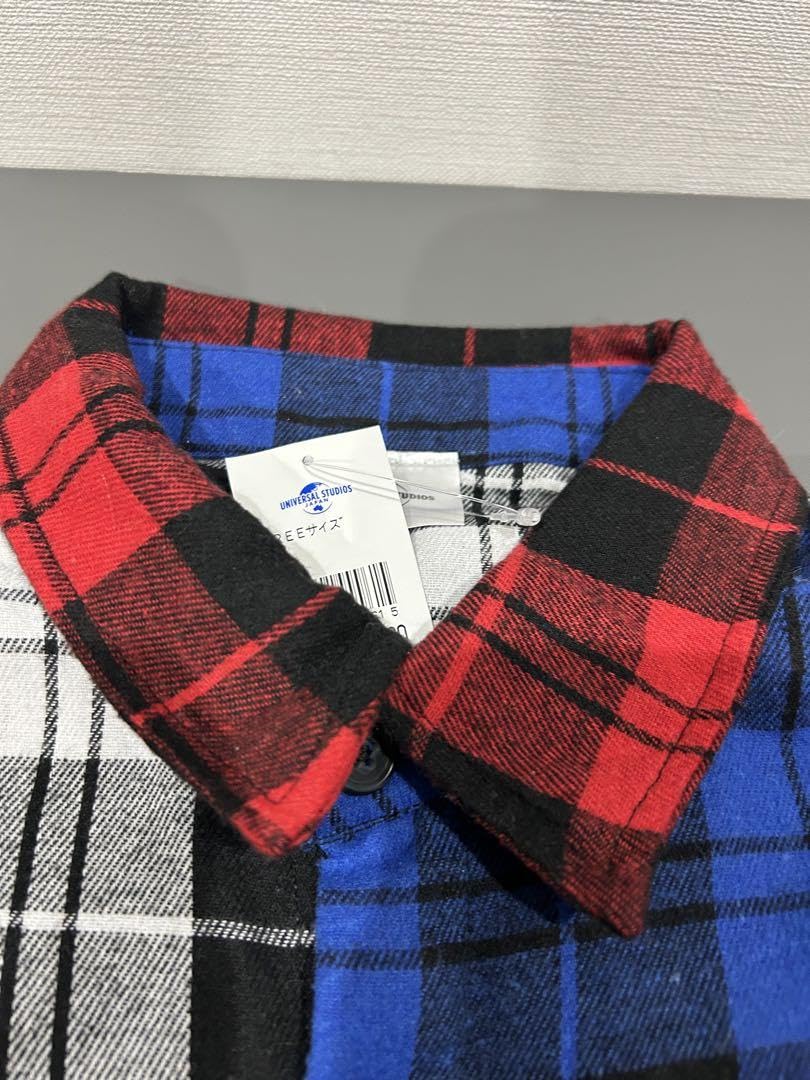 ハミクマ チェックシャツ ハミクマ チェックシャツ USJ