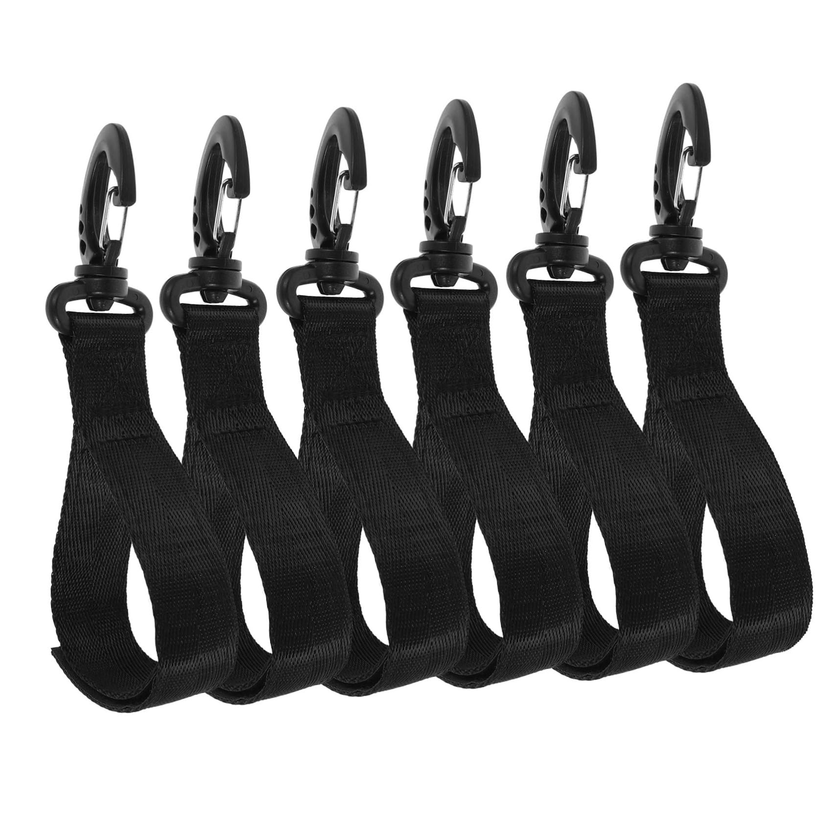 ibasenice Ocean Cordage Fixé Crochet pour Voilier Cordon D'amortisseurs De Quai Bateau Extérieur Crochet De Cravate De Bateau Crochet pour Yacht Amarrage Nylon Black