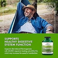 Vista 6 de Swanson Cayenne - Suplemento de hierbas que promueve la digestión, la circulación y el metabolismo - Fórmula natural puede apoyar la salud