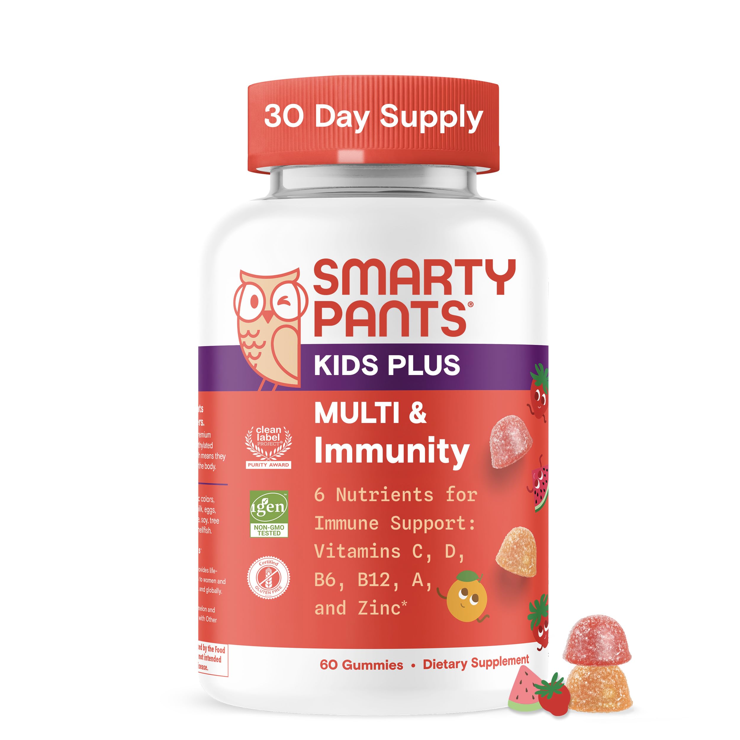 SmartyPants Kids Multivitamin & Immunity Gummies