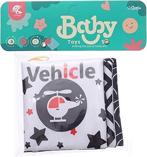 كتاب قماشي مقاوم للماء لمركبات التعلم للاطفال من عمر 3 سنوات من ميجاهيرتز، متعدد الألوان