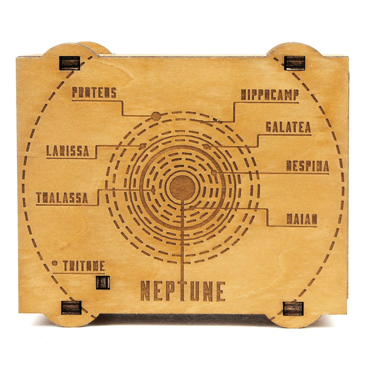 Logica - Scrigno Nettuno - Rompicapo in Legno - Scatola Segreta - Difficoltà 5/6 Incredibile - Serie Star Adventures