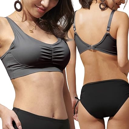 Amazon Sweet Mommy 日本製 マタニティ水着 スイムウェア スポーツブラ スイムブラトップ フロントギャザー 取り外し可能ソフトカップ Uvカット 防水 耐塩素 スライダーポーチ付き マタニティフィットネス トップス単品 チャコール Ll マタニティ水着 服 Amazon Sweet Mommy 日本製 マタニティ水着 スイムウェア スポーツブラ スイムブラトップ フロントギャザー 取り外し可能ソフトカップ Uvカット 防水 耐塩素 スライダーポーチ付き マタニティフィットネス トップス単品 チャコール Ll マタニティ水着 服