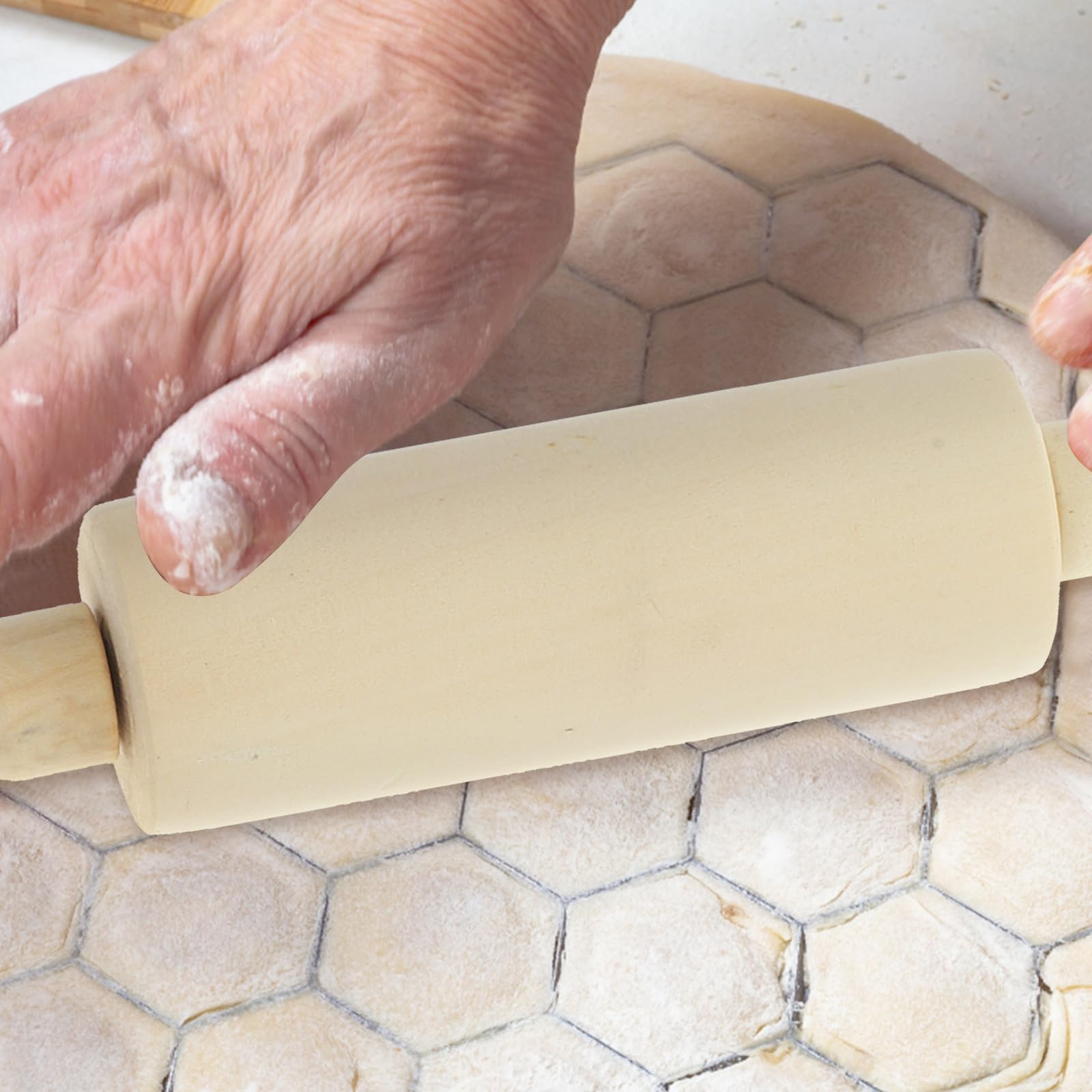 Molde para Empanadillas de 61 Huecos en Aleación de Aluminio, Plata