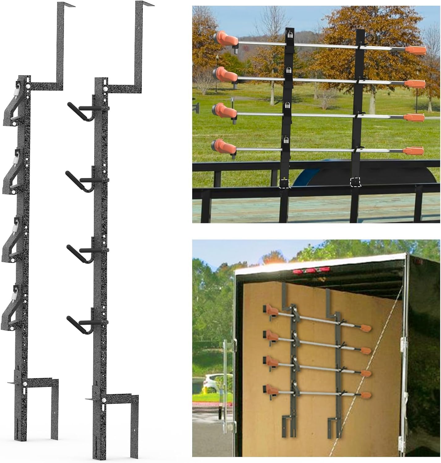 Snapklik.com : 4 Place Weed Eater Racks For Open/Enclosed Trailers ...