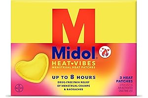 Midol Heat Vibes Menstrual Patches - Instant Heat Relief