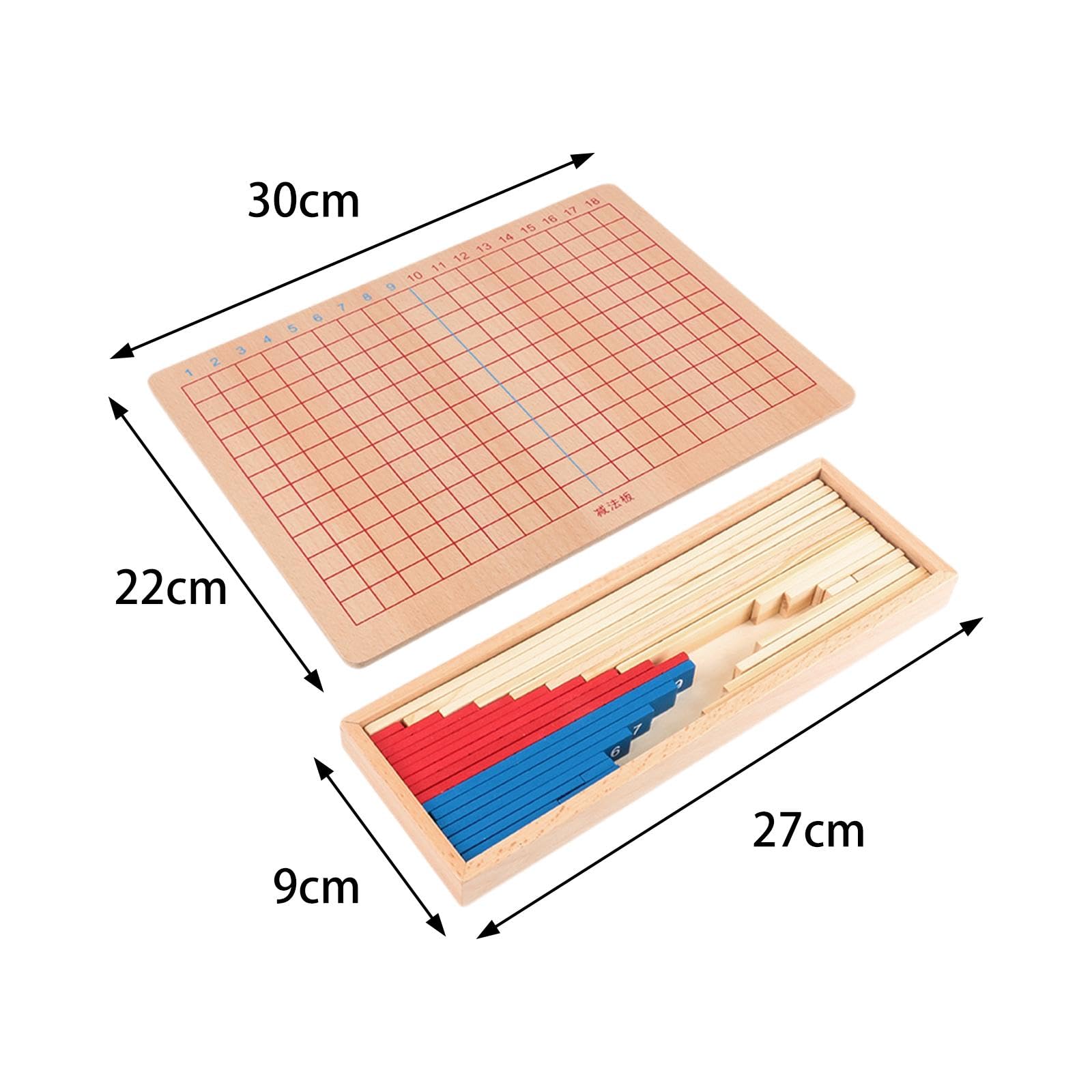 Addition Board avec Planche Numérotation Support Barres Calcul Jouet Apprentissage Mathématique Matériel Bois Développement Enfant Adapté