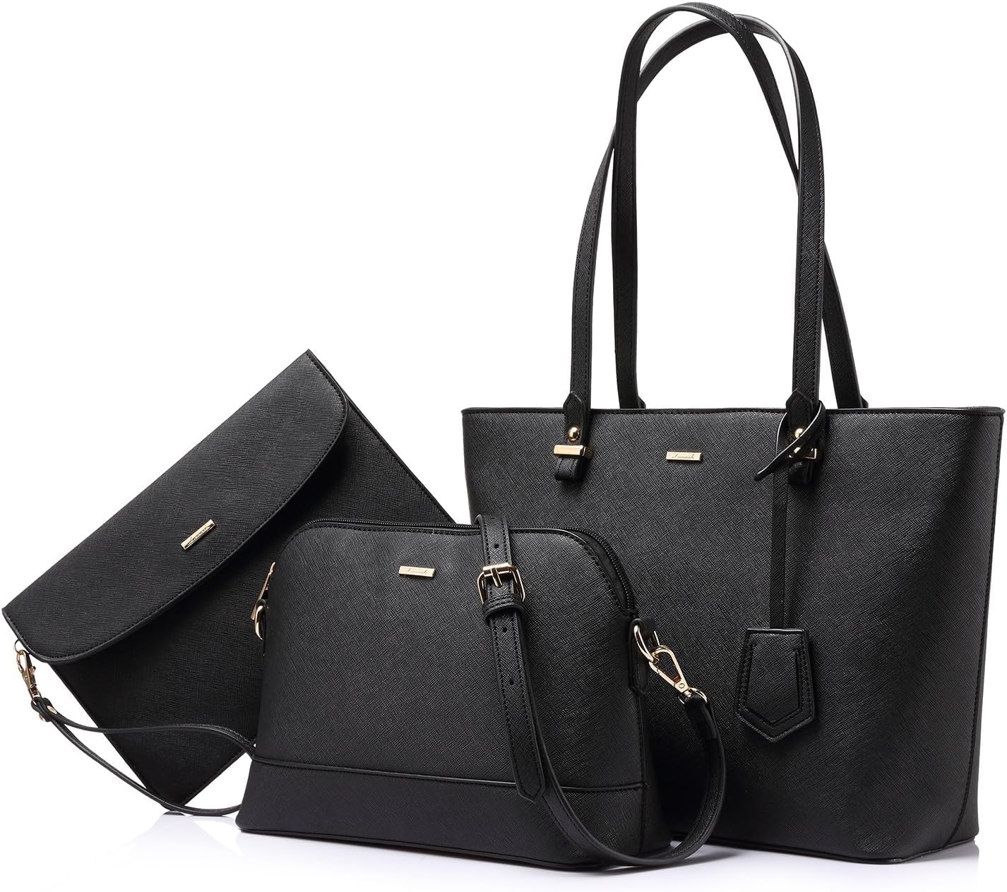 INOVERA (LABEL) Handbags for Women Combo | Faux Leather Sling Bag for Girls | Crossbody Bags with Adjustable Strap | Tote Bags Purses (Black) (B0D94LMX61) Amazon Price History, Amazon Price Tracker