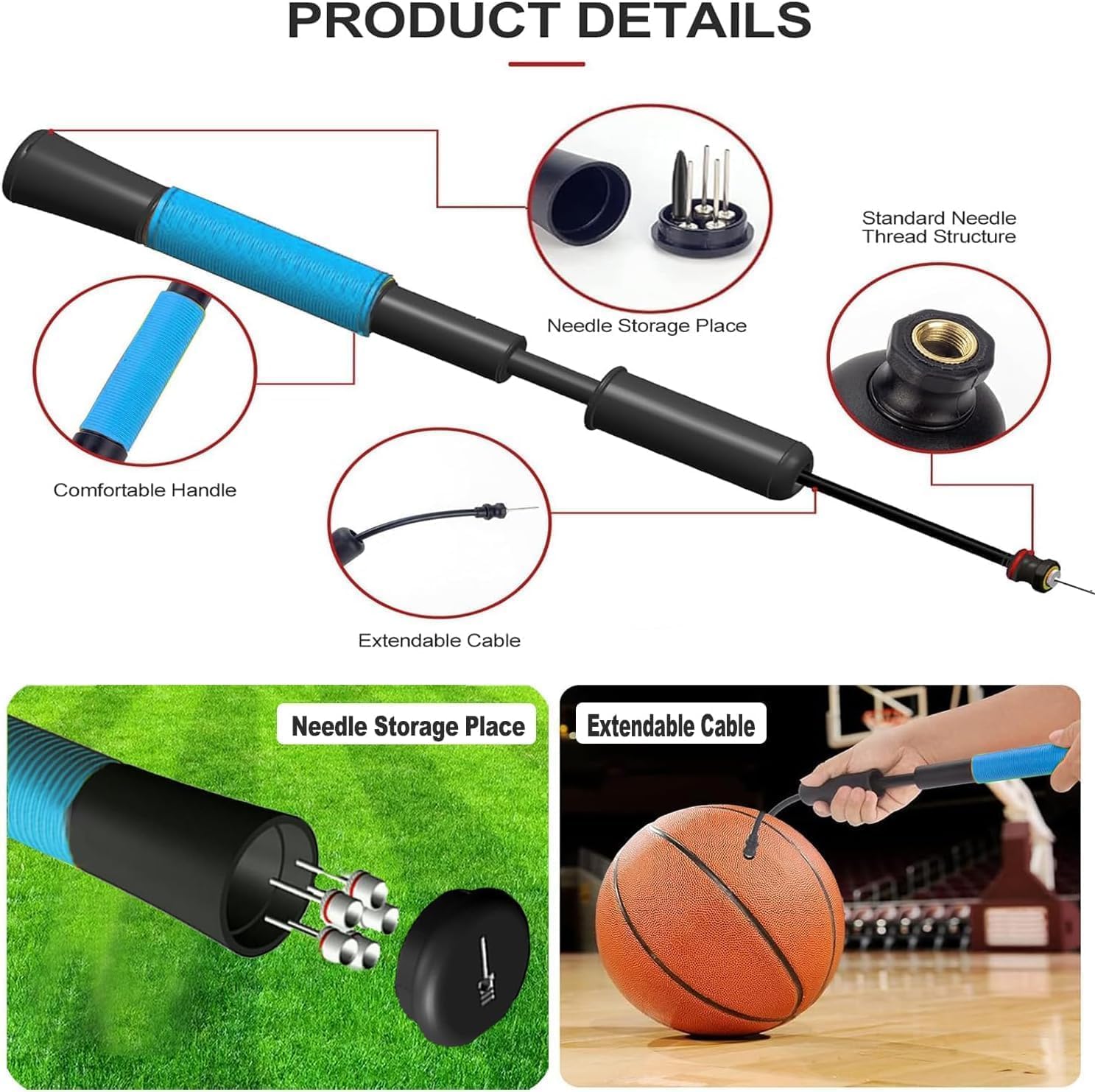 Detaily pumpičky Fenxyo a ihly