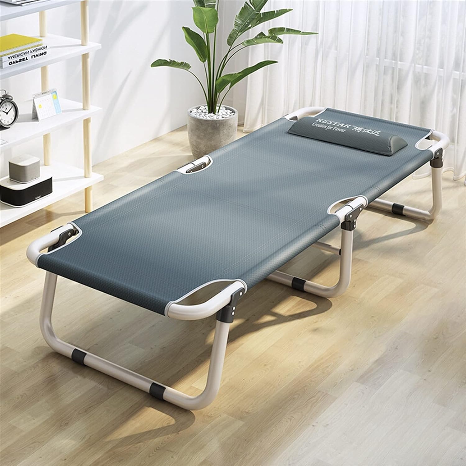 Folding Bed Folding Bed Folding Guest Bed Office Single Nap Break Bed Camp Bed Easy Storage 183cm×62cm×30cm Portable Bed